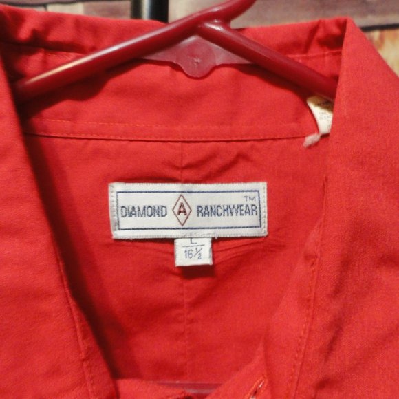 Diamond Ranchwear Pearl Snap button Up~Long sleeve~Western~ - Picture 3 of 5